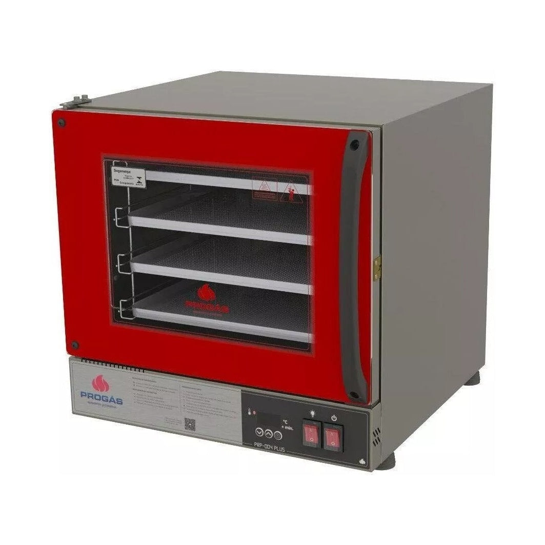 Forno Turbo Elétrico Progás PRP-004 Plus digital 220V vermelho 56L 4 esteiras - vista 5