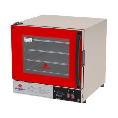 Forno Turbo Elétrico Progás PRP-004 Plus digital 220V vermelho 56L 4 esteiras - vista 1