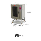 Forno Turbo a Gás GLP Progás PRP-10000ST G2 127V/220V Monofásico (apenas para painel/turbina/lâmpada) industrial padaria - vista 5