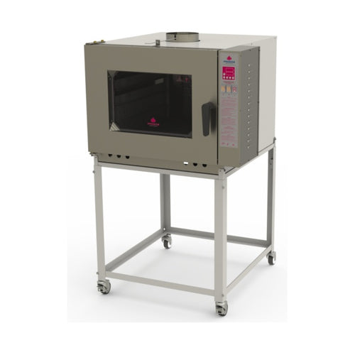 Forno Industrial Progas PRP-5000NL Bivolt — Forno Turbo Compacto a Gás Lastro 5 Esteiras para Padaria e Lanchonete