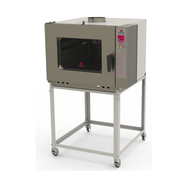Forno Industrial Progas PRP-5000NL Bivolt — Forno Turbo Compacto a Gás Lastro 5 Esteiras para Padaria e Lanchonete