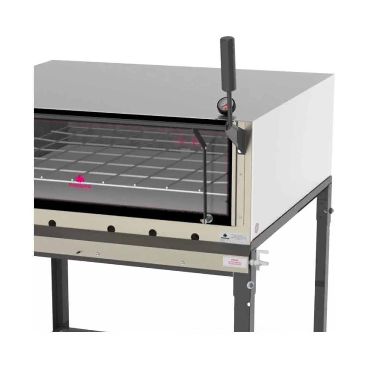 Forno Refratário a Gás GLP Progás PRP-900 G2 S/KG 100% gás GLP industrial padaria pizzaria - vista 6