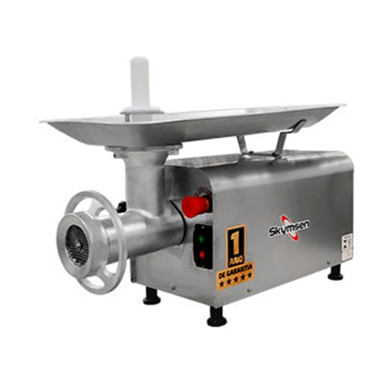 Skymsen Picador de Carne Skymsen PS-22 Inox 220V Boca 22 1,5CV profissional açougue — vista 4