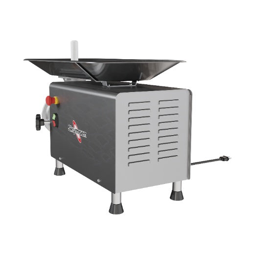 Skymsen PSP-98T — boca 98mm e bandeja em aço inox para alta produção em frigorífico