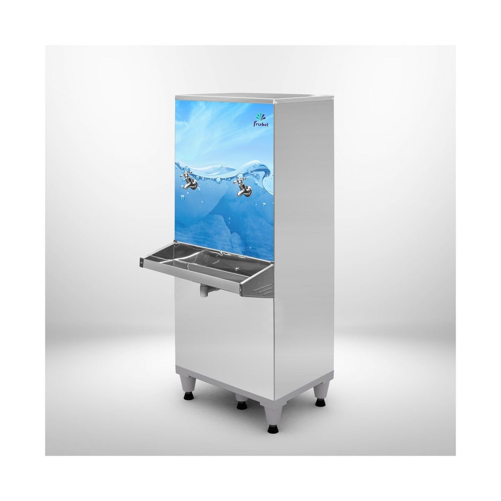Resfriador de Água Industrial Frisbel B50 Coluna 50L — 17L/h de Refrigeração, Inox, 220V
