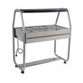 Self-Service Térmico Ibet 6 Cubas 125x112cm para Restaurante