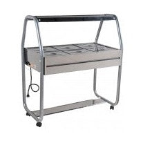 Self-Service Térmico Ibet 6 Cubas 125x112cm para Restaurante
