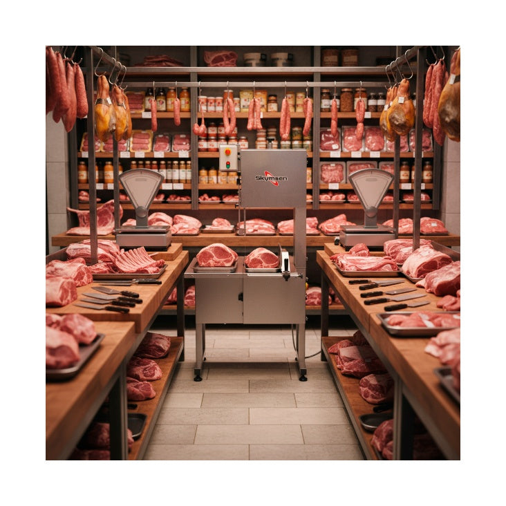 Skymsen Serra Fita Skymsen SFL-315HD Inox 380V Trifásico Heavy Duty profissional açougue — vista 1