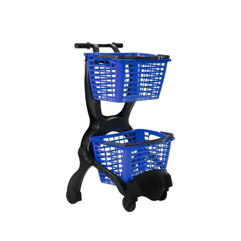 Cesto Carrinho Azul Siris