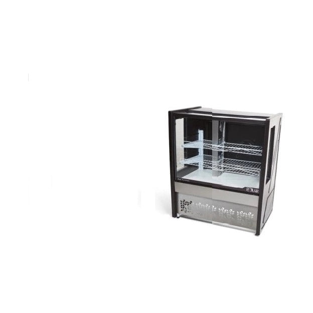 Vitrine Confeitaria Polar Platinum 0,80m 220V preta expositor refrigerado compacto bolos tortas doces - vista 1